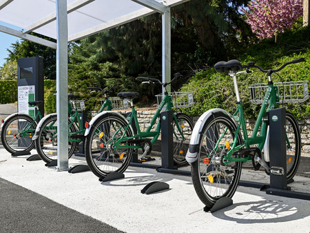 Nova postaja za izposojo koles Krčan v Leskovcu pri Krškem