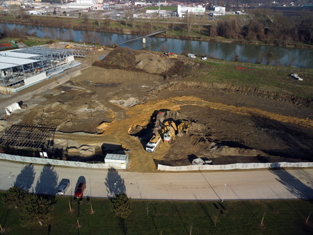 Območje gradnje Parka urbanih športov