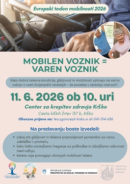 Vabilo na predavanje: Mobilen voznik = varen voznik 