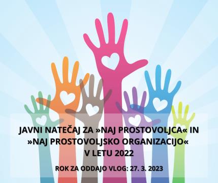 Naj prostovoljec in prostovoljska organizacija leta 2022 v mestni občini Krško