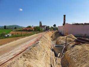 Gradnja pločnika ob regionalni cesti na Zdolah