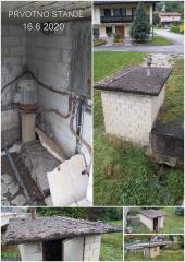 Vodnjak Zdole pred obnovo