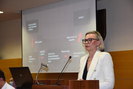 Svetnica Tajana Dvoršek, prvopodpisana pobudnica izredne seje