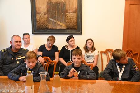 Župan sprejel mlade gasilce