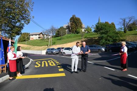 Odprtje rekonstruirane lokalne ceste na Velikem Trnu