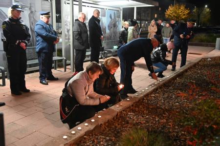 Prižig sveč žrtvam prometnih nesreč