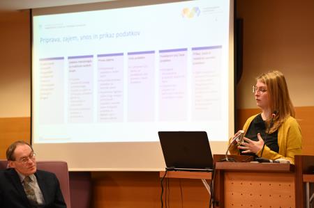 Marina Lovrić z Geodetskega inštituta