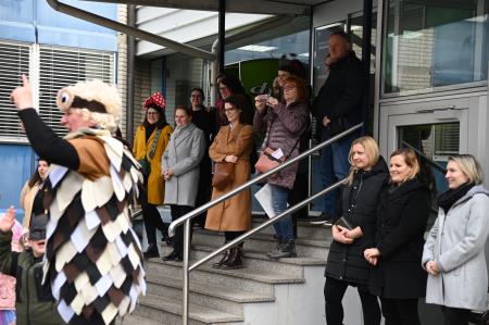 Maškare obiskale občinsko upravo