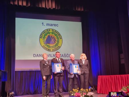 Slovesna podelitev priznanj ob dnevu civilne zaščite v Sevnici