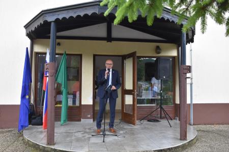 Odprtje obnovljene Delavske ulice na Senovem