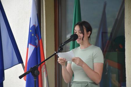 Odprtje obnovljene Delavske ulice na Senovem