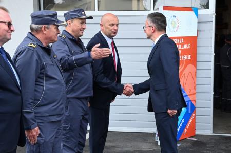 V Krškem odprli Poligon za usposabljanje gasilcev posavske regije