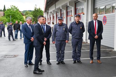 V Krškem odprli Poligon za usposabljanje gasilcev posavske regije