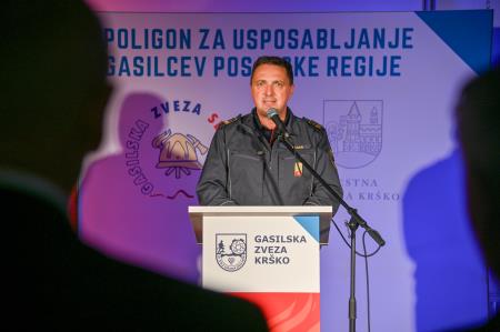 V Krškem odprli Poligon za usposabljanje gasilcev posavske regije