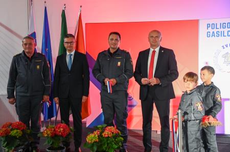 V Krškem odprli Poligon za usposabljanje gasilcev posavske regije