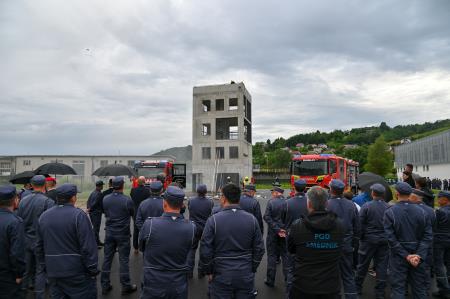 V Krškem odprli Poligon za usposabljanje gasilcev posavske regije