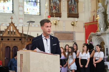 Podelitev Zlate plakete Mestne občine Krško Jožetu Špesu