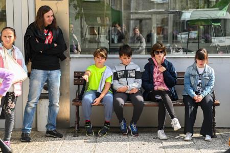 Gibalno ovirani skozi mesto 