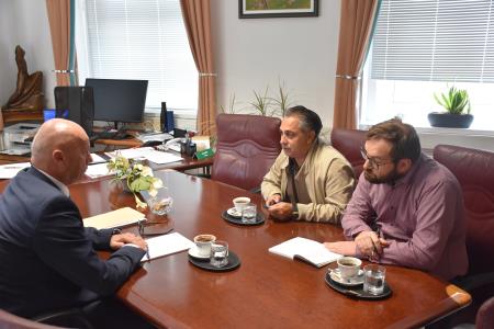 Obisk predsednika Zveze romskih skupnosti Slovenije Umbrella – Dežnik Harisa Tahirovića