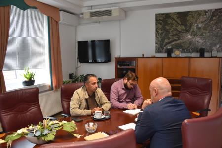 Obisk predsednika Zveze romskih skupnosti Slovenije Umbrella – Dežnik Harisa Tahirovića