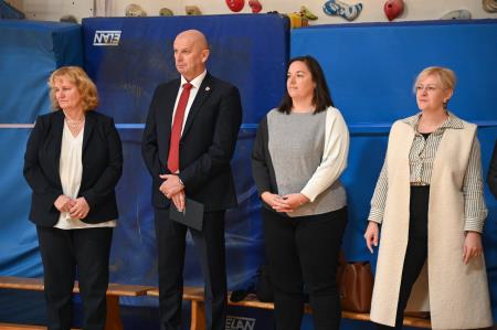 Slovesno odprli prenovljeno telovadnico OŠ Adama Bohoriča Brestanica