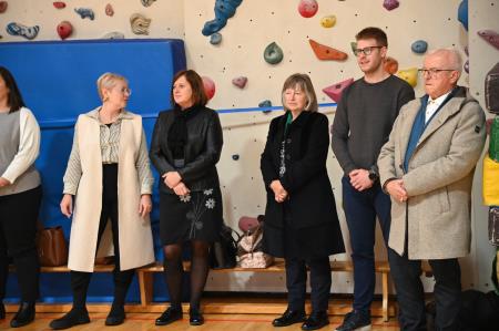 Slovesno odprli prenovljeno telovadnico OŠ Adama Bohoriča Brestanica