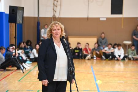 Slovesno odprli prenovljeno telovadnico OŠ Adama Bohoriča Brestanica