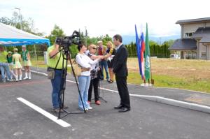 Novo stanovanjsko območje na Polšci tudi uradno predano namenu