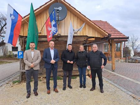 Delegacija iz srbske Bajine Bašte na obisku v Krškem (FOTO: MO Krško)