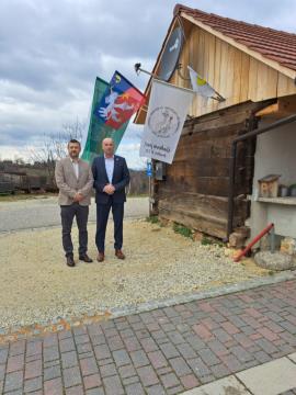 Delegacija iz srbske Bajine Bašte na obisku v Krškem (FOTO: MO Krško)