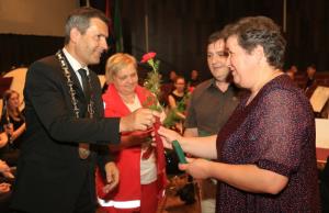 7. junij praznik občine Krško: Velika znaka Občine Krško Jerneju Žarnu ter družbi Gen - I