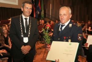 7. junij praznik občine Krško: Velika znaka Občine Krško Jerneju Žarnu ter družbi Gen - I