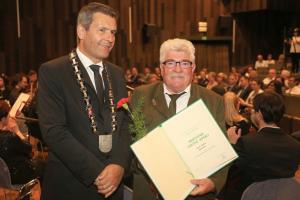 7. junij praznik občine Krško: Velika znaka Občine Krško Jerneju Žarnu ter družbi Gen - I