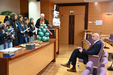 Skavti prinesli Luč miru na Mestno občino Krško 