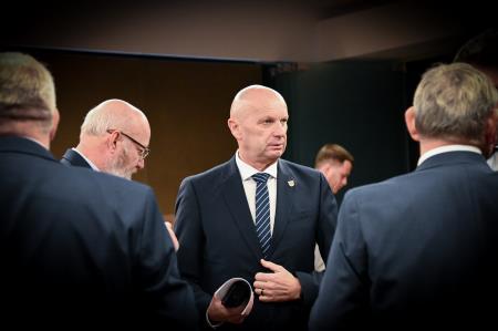 Skupna novinarska konferenca posavskih županov