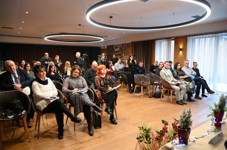 Skupna novinarska konferenca posavskih županov