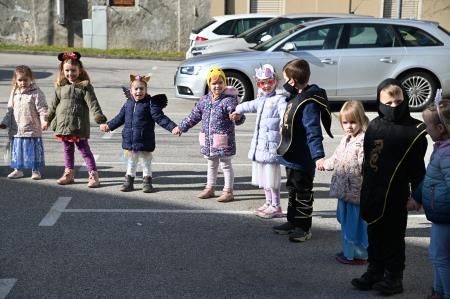 Obisk maškar na Mestni občini Krško