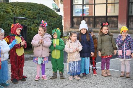 Obisk maškar na Mestni občini Krško