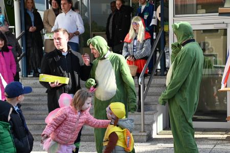 Obisk maškar na Mestni občini Krško