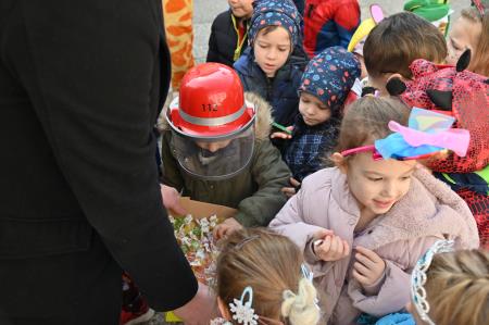Obisk maškar na Mestni občini Krško