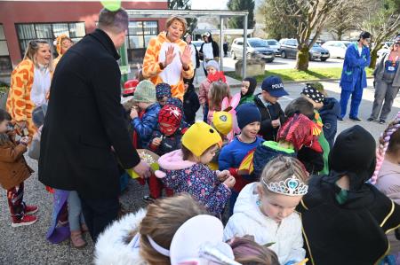 Obisk maškar na Mestni občini Krško