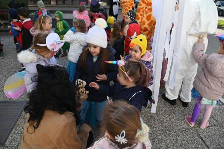 Obisk maškar na Mestni občini Krško