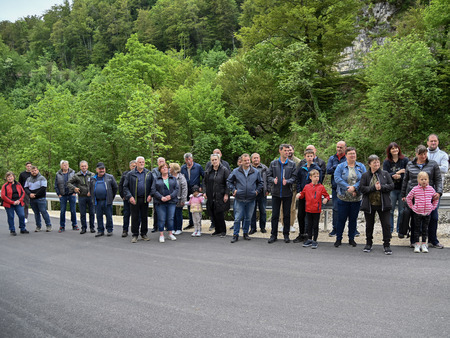 Namenu uradno predali sanirano skalno pobočje Beli pesek