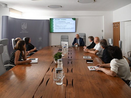 Sprejem gostov iz Bajine Bašte 