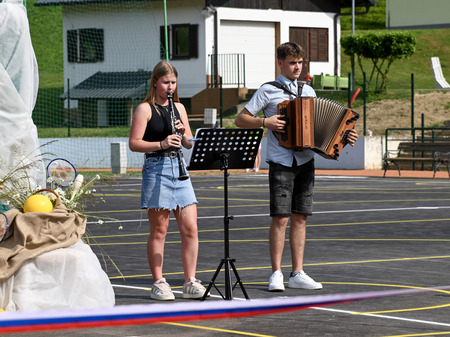 Slovesno odprtje prenovljenega šolskega igrišča pri Osnovni šoli Koprivnica