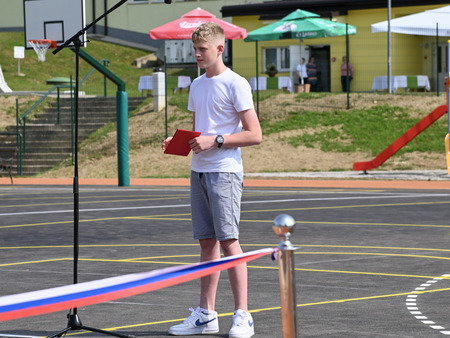 Slovesno odprtje prenovljenega šolskega igrišča pri Osnovni šoli Koprivnica