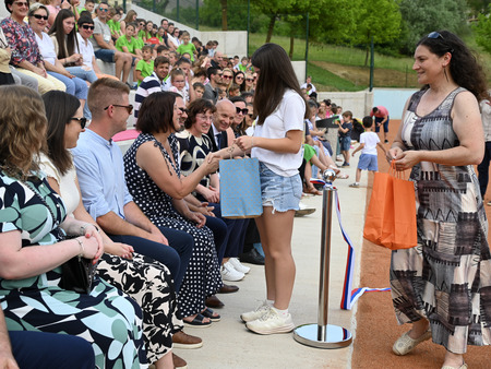 Slovesno odprtje prenovljenega šolskega igrišča pri Osnovni šoli Koprivnica
