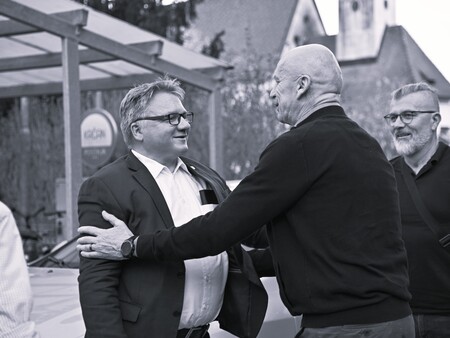 Poslovil se je župan Obrigheima Achim Walter