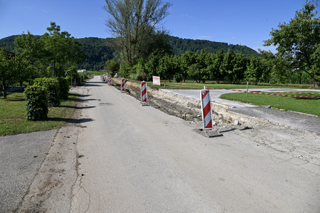 V izvajanju III. faza obnove Ceste na ribnik v Brestanici