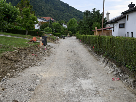 V izvajanju obnova Prešernove ulice na Senovem